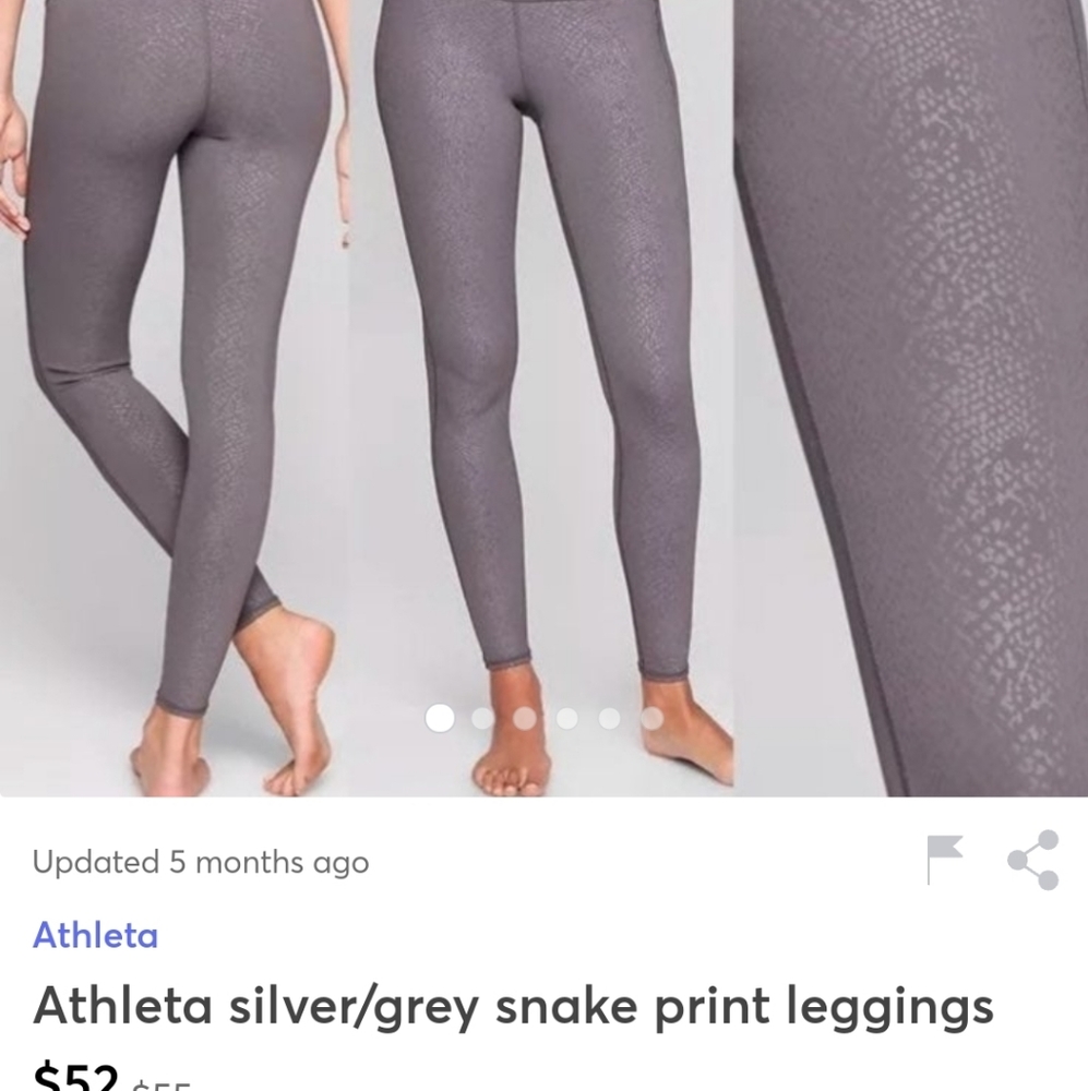 Athleta Snake Skin Legging EUC